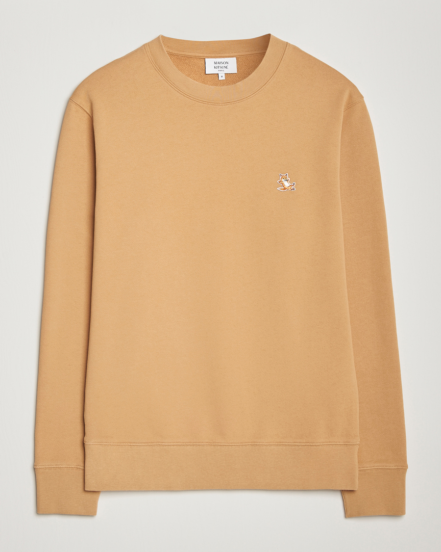 Herr | Tröjor | Maison Kitsuné | Chillax Fox Sweatshirt Chamomile Beige