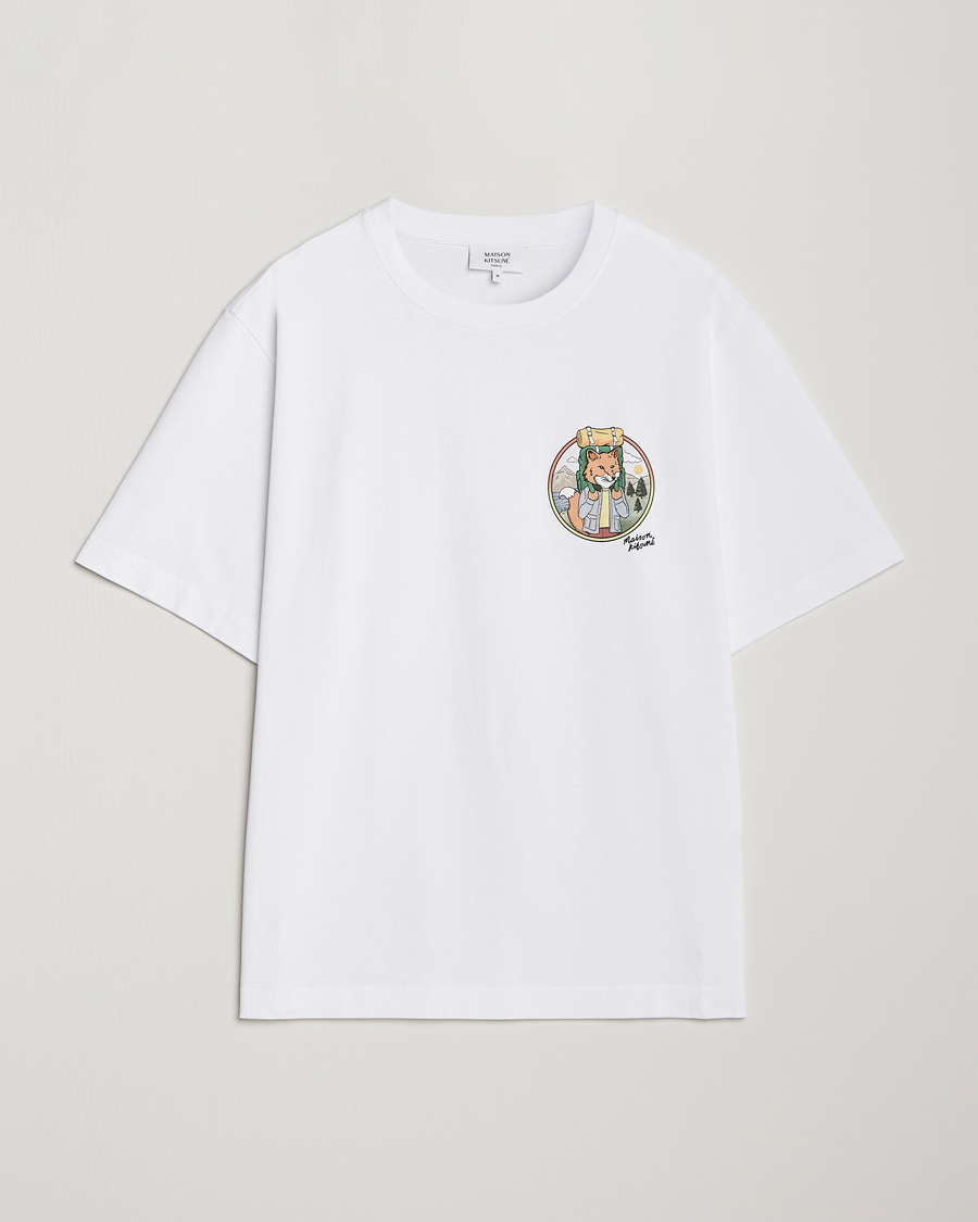 Herr | T-Shirts | Maison Kitsuné | Rambling Fox T-Shirt White
