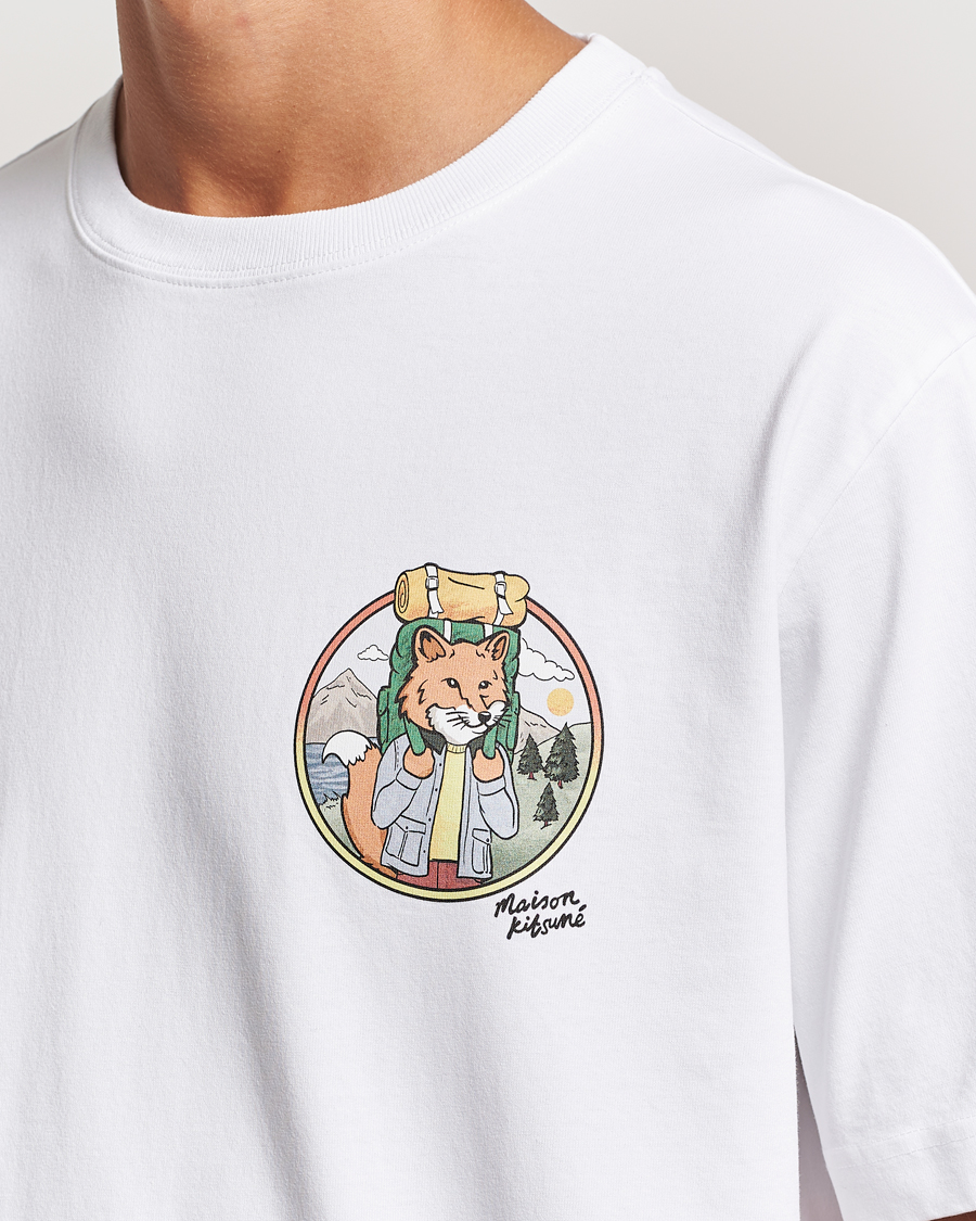 Herr | T-Shirts | Maison Kitsuné | Rambling Fox T-Shirt White