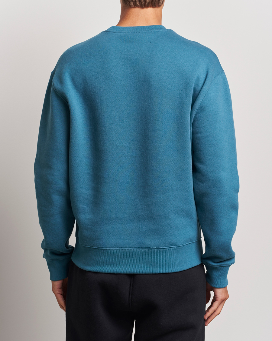 Herr | Tröjor | Maison Kitsuné | Ramblin Fox Sweatshirt Lake Blue