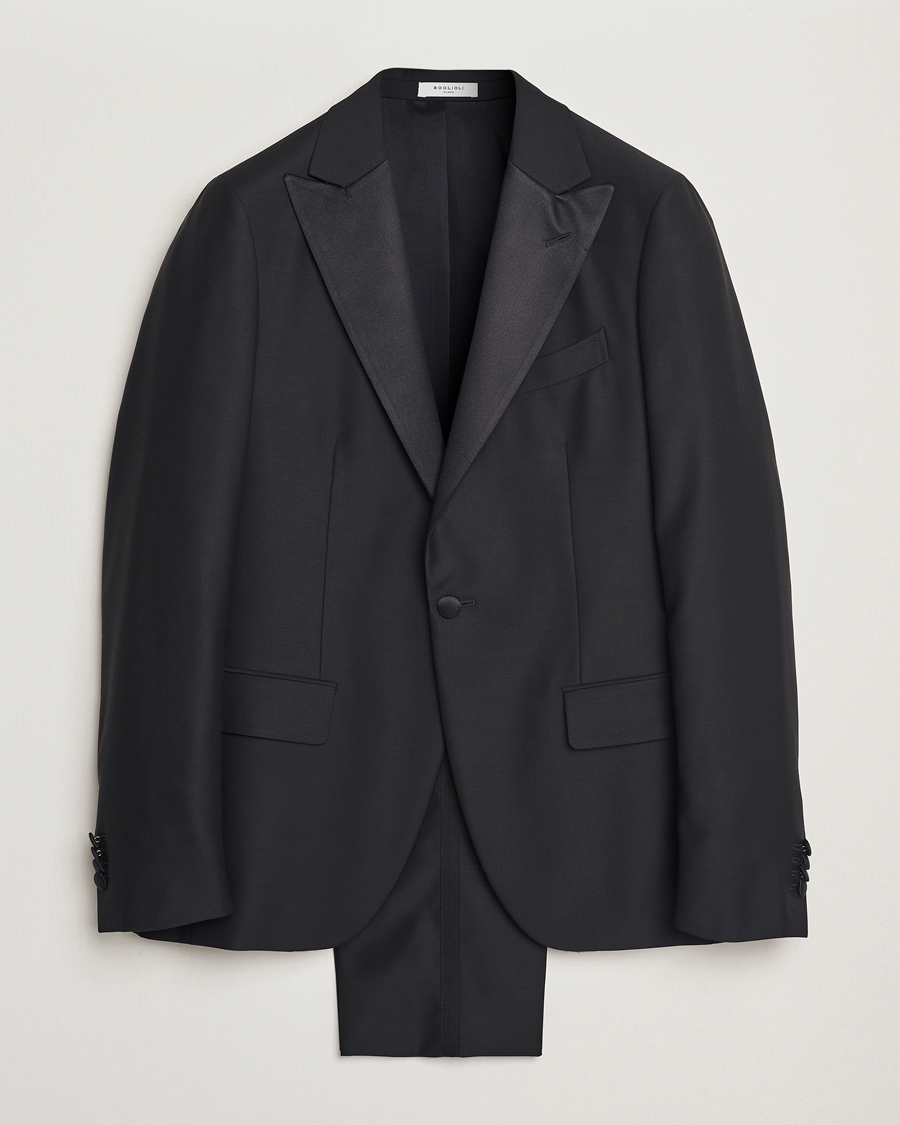 Herr | Boglioli Milano Single Breasted Tuxedo Black | Boglioli | Milano Single Breasted Tuxedo Black