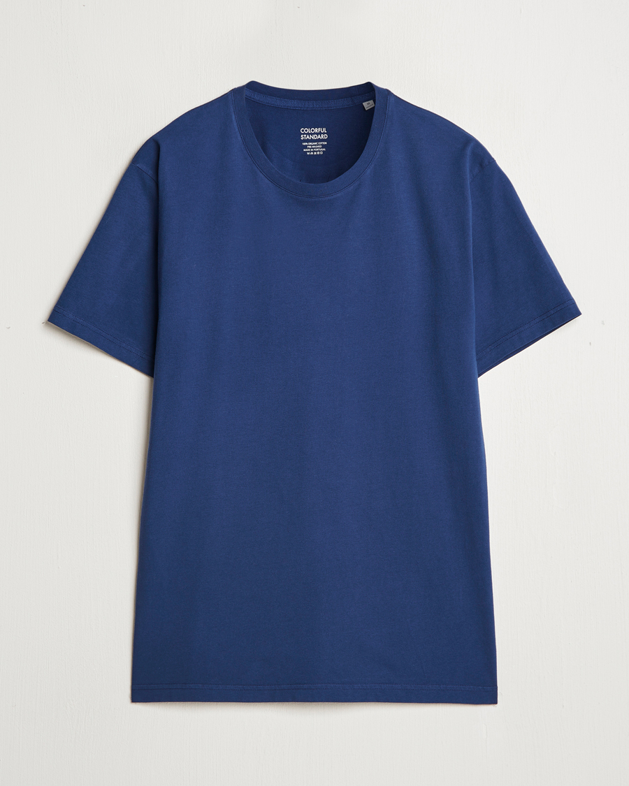 Herr | T-Shirts | Colorful Standard | Classic Organic T-Shirt Marine Blue