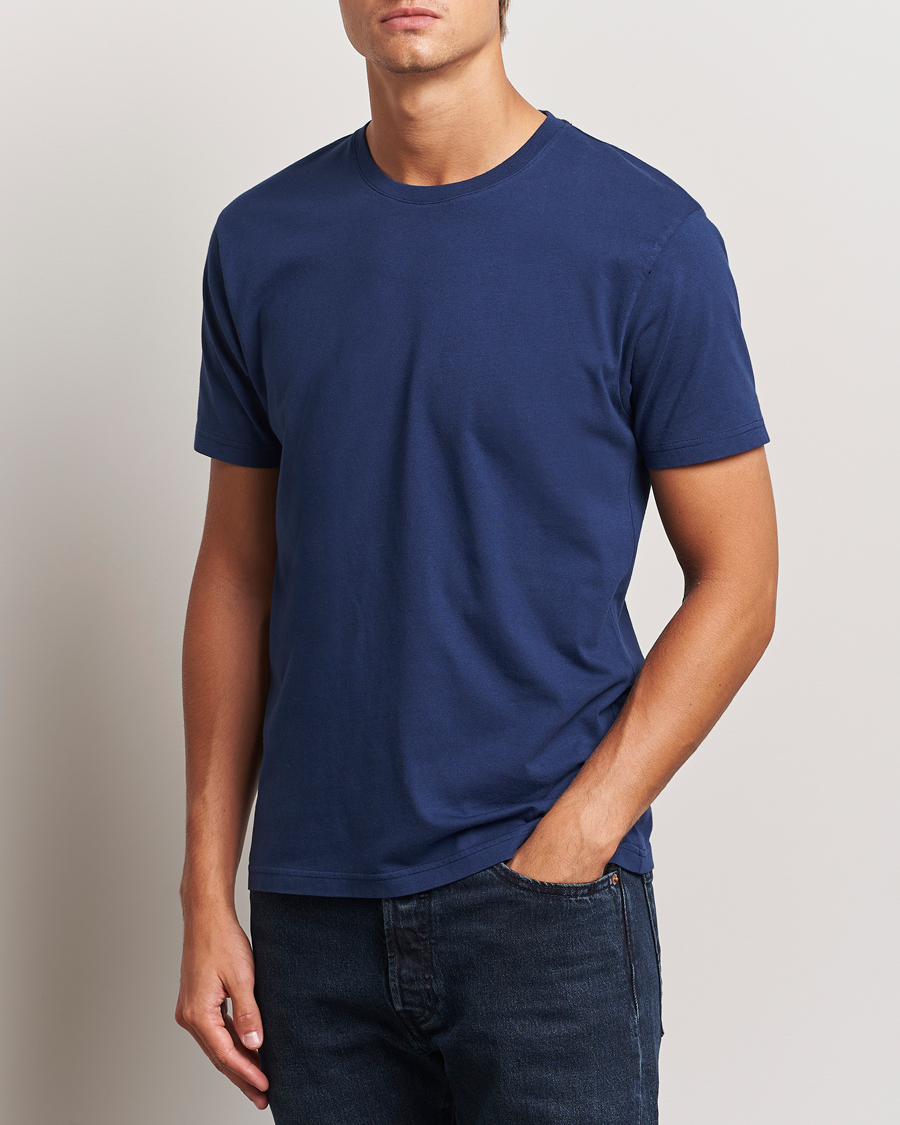 Herr | T-Shirts | Colorful Standard | Classic Organic T-Shirt Marine Blue