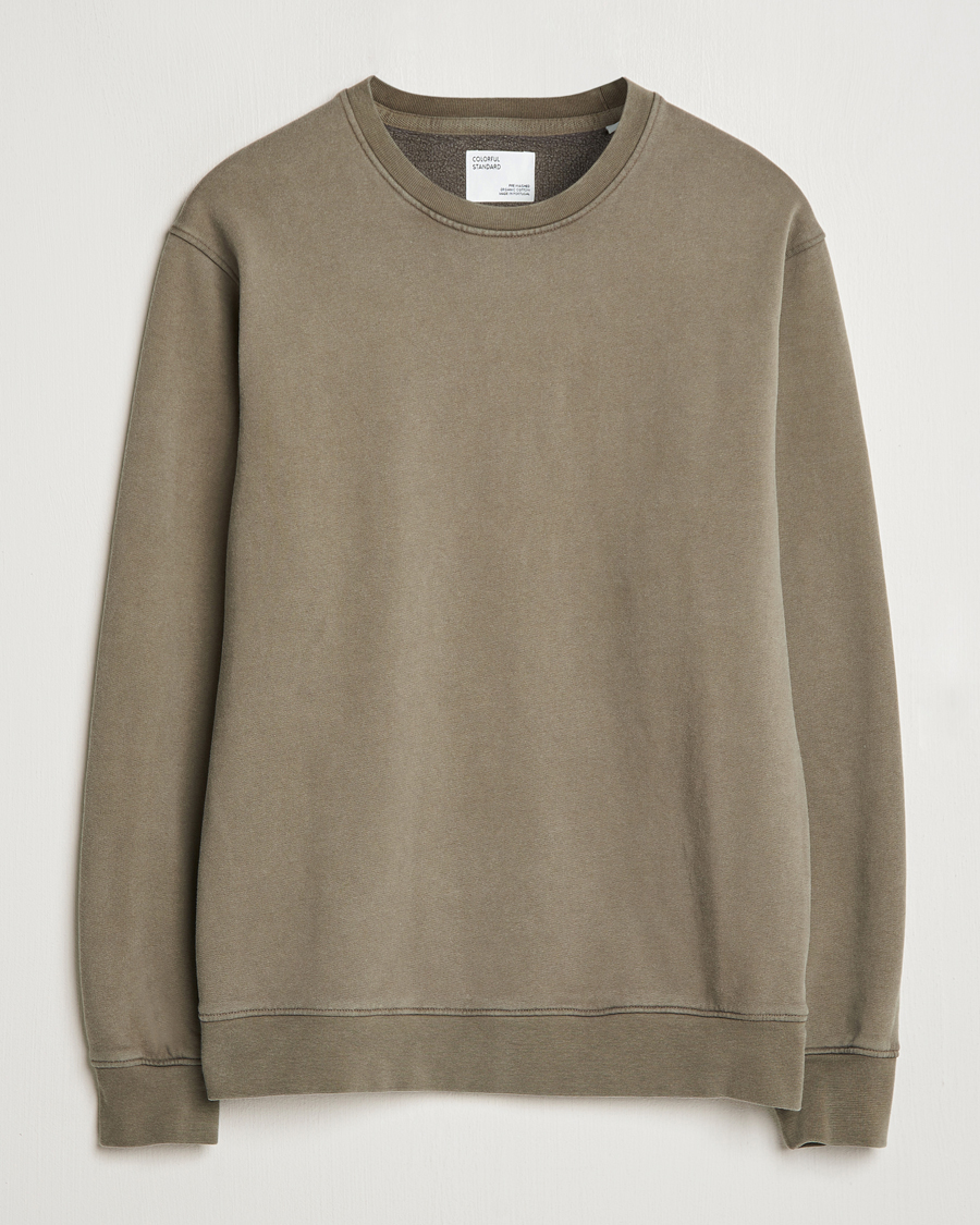 Herr | Tröjor | Colorful Standard | Classic Organic Crew Neck Sweat Misty Brown