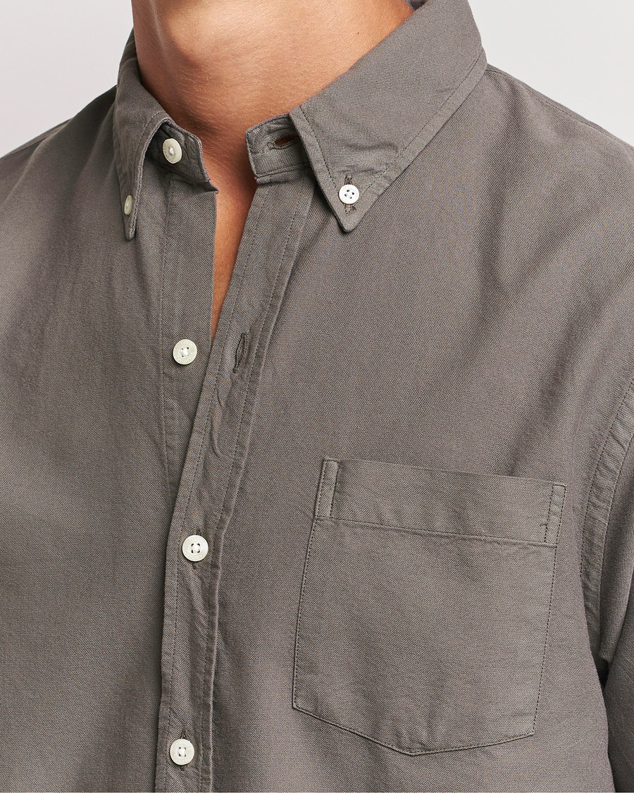 Herr | Skjortor | Colorful Standard | Classic Organic Oxford Button Down Shirt Storm Grey