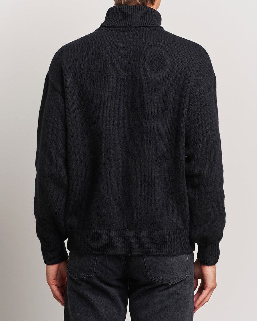 Herr | Tröjor | Colorful Standard | Merino Wool Turtleneck Deep Black