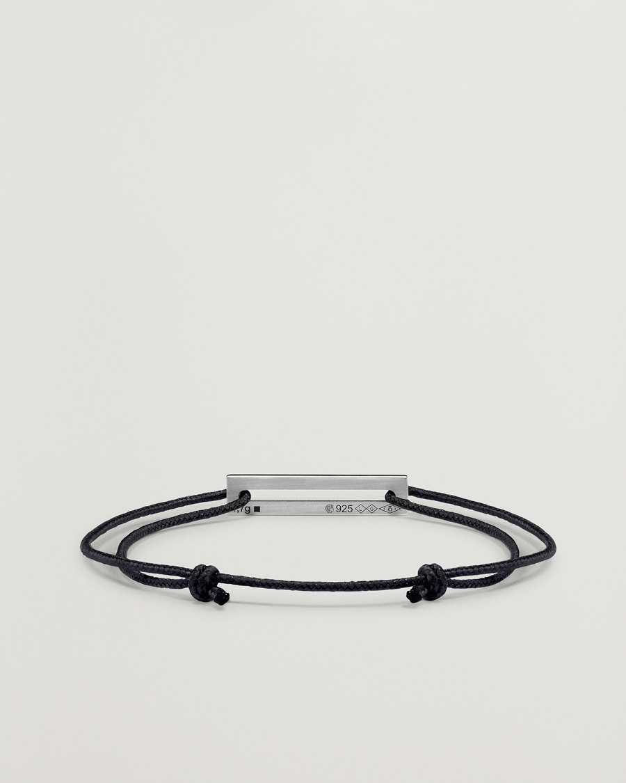 Herr | Smycken | LE GRAMME | Lacquered Cord Bracelet Green
