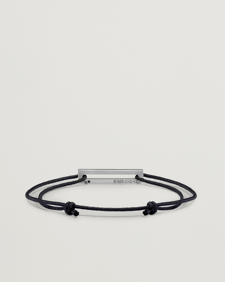 Herr | Smycken | LE GRAMME | Lacquered Cord Bracelet Red