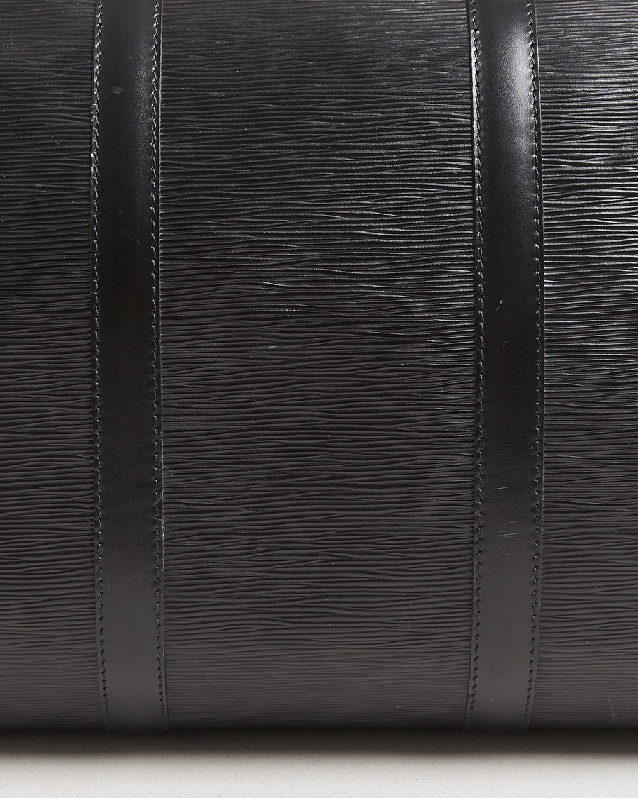 Herr | Louis Vuitton Pre-Owned Keepall 50 Epi Leather Travel Bag Black | Louis Vuitton Pre-Owned | Keepall 50 Epi Leather Travel Bag Black