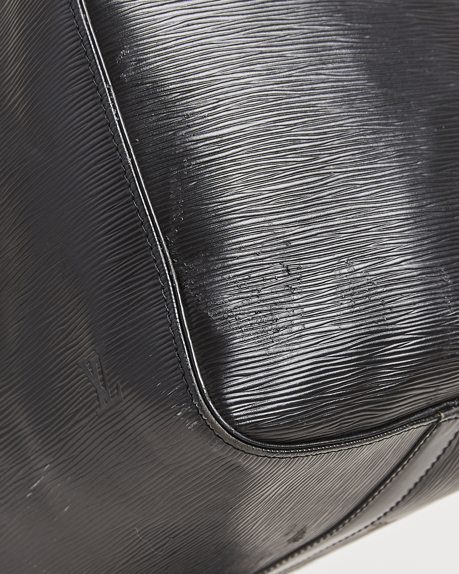 Herr | Louis Vuitton Pre-Owned Keepall 50 Epi Leather Travel Bag Black | Louis Vuitton Pre-Owned | Keepall 50 Epi Leather Travel Bag Black