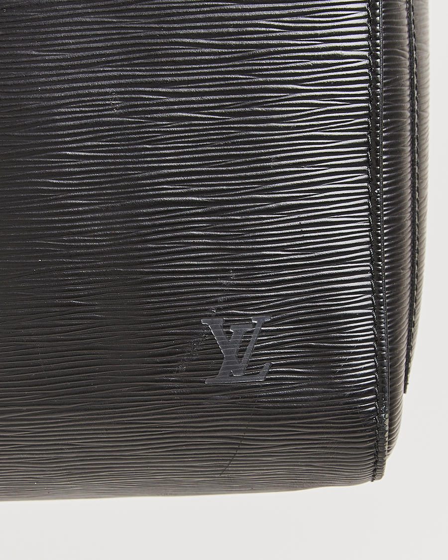 Herr | Louis Vuitton Pre-Owned Keepall 50 Epi Leather Travel Bag Black | Louis Vuitton Pre-Owned | Keepall 50 Epi Leather Travel Bag Black