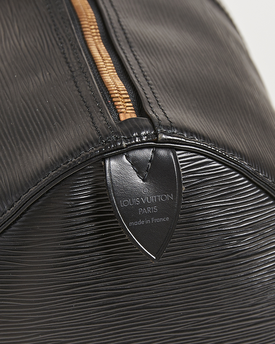 Herr | Louis Vuitton Pre-Owned Keepall 50 Epi Leather Travel Bag Black | Louis Vuitton Pre-Owned | Keepall 50 Epi Leather Travel Bag Black
