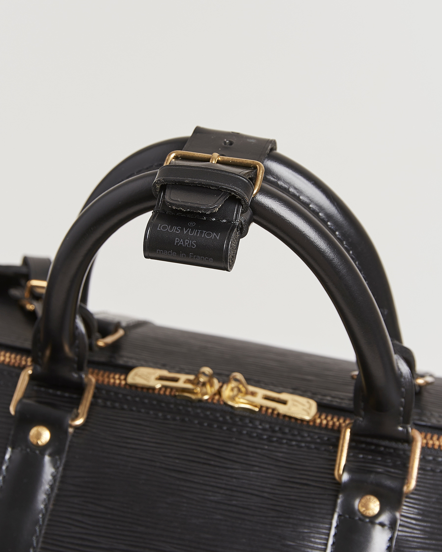 Herr | Louis Vuitton Pre-Owned Keepall 50 Epi Leather Travel Bag Black | Louis Vuitton Pre-Owned | Keepall 50 Epi Leather Travel Bag Black