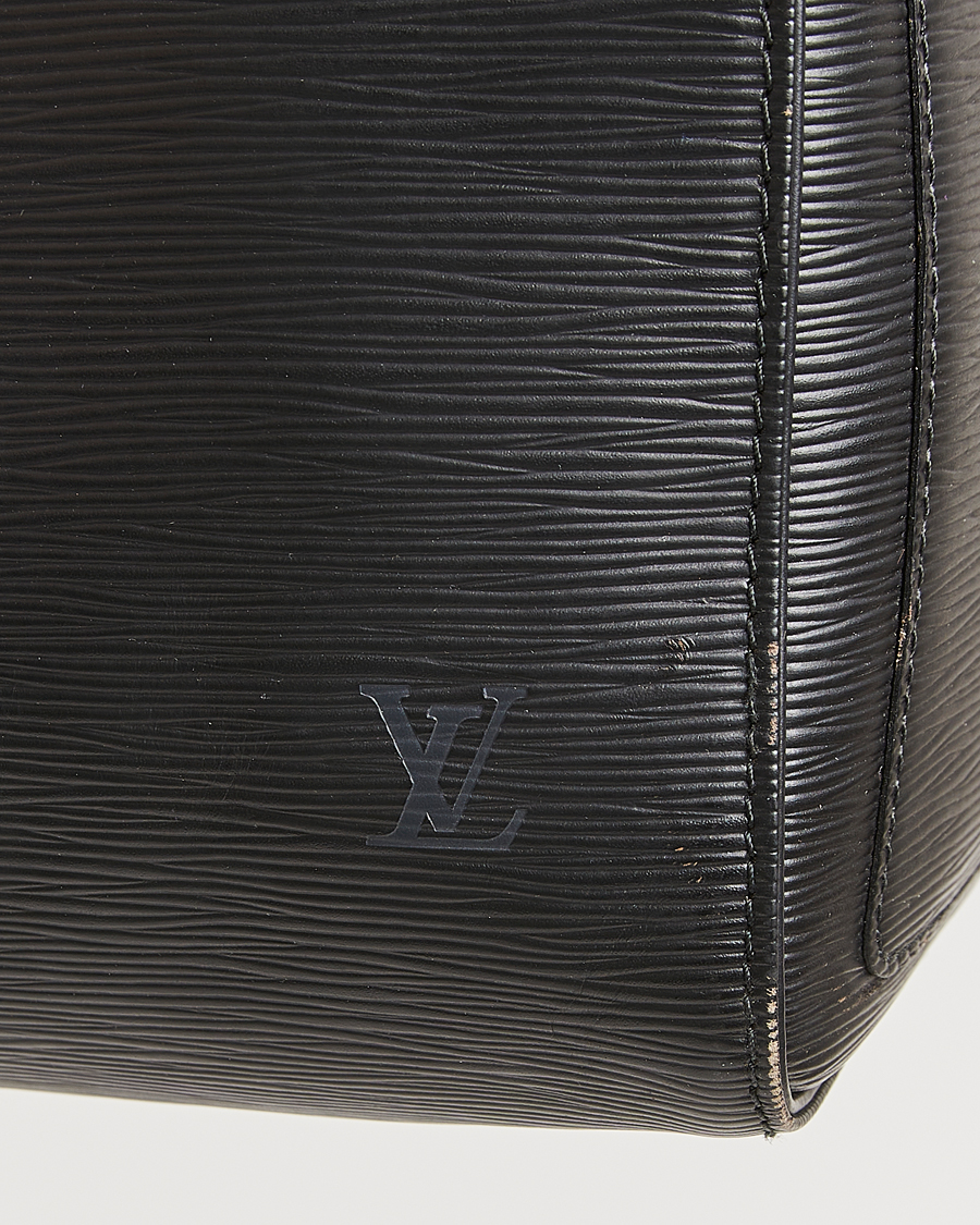 Herr | Louis Vuitton Pre-Owned Keepall 45 Epi Leather Travel Bag Black | Louis Vuitton Pre-Owned | Keepall 45 Epi Leather Travel Bag Black