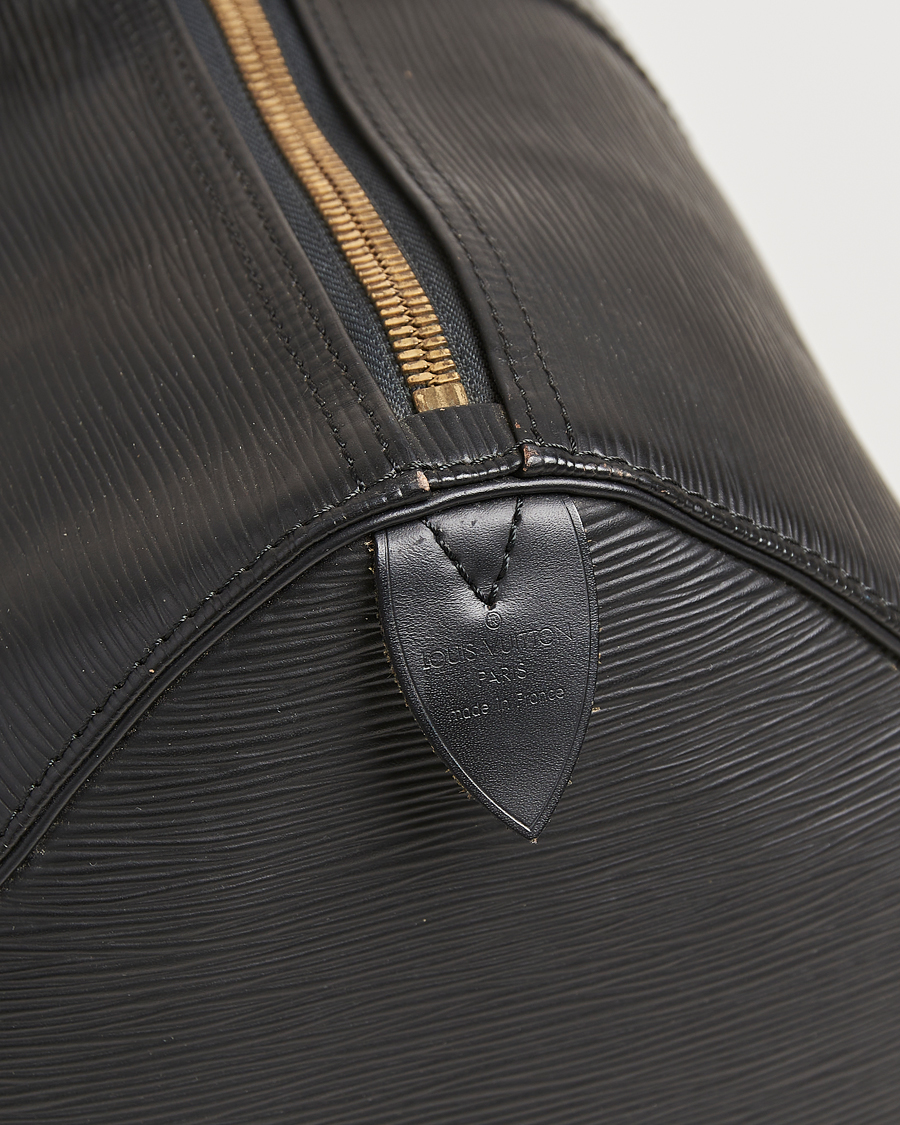 Herr | Louis Vuitton Pre-Owned Keepall 45 Epi Leather Travel Bag Black | Louis Vuitton Pre-Owned | Keepall 45 Epi Leather Travel Bag Black
