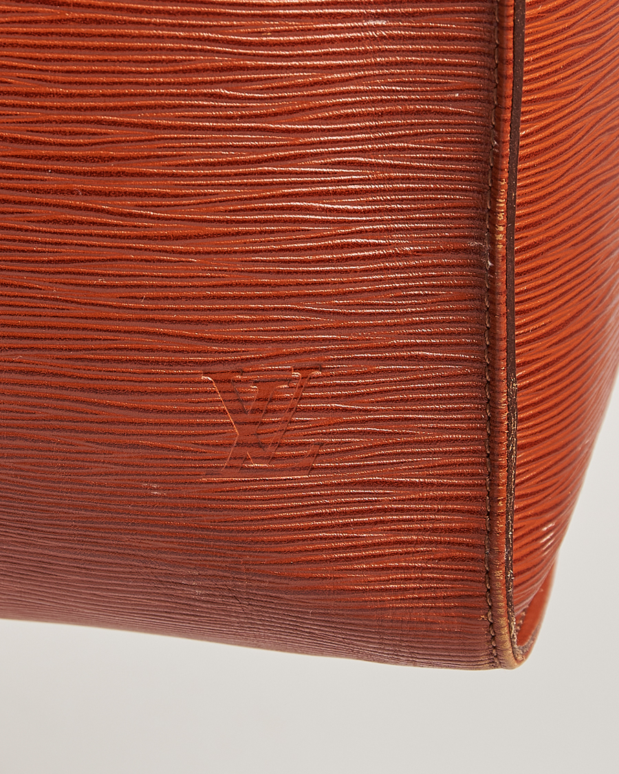 Herr | Louis Vuitton Pre-Owned Keepall 50 Epi Leather Travel Bag Brown | Louis Vuitton Pre-Owned | Keepall 50 Epi Leather Travel Bag Brown