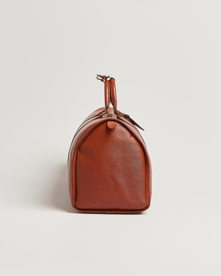 Herr | Louis Vuitton Pre-Owned Keepall 50 Epi Leather Travel Bag Brown | Louis Vuitton Pre-Owned | Keepall 50 Epi Leather Travel Bag Brown