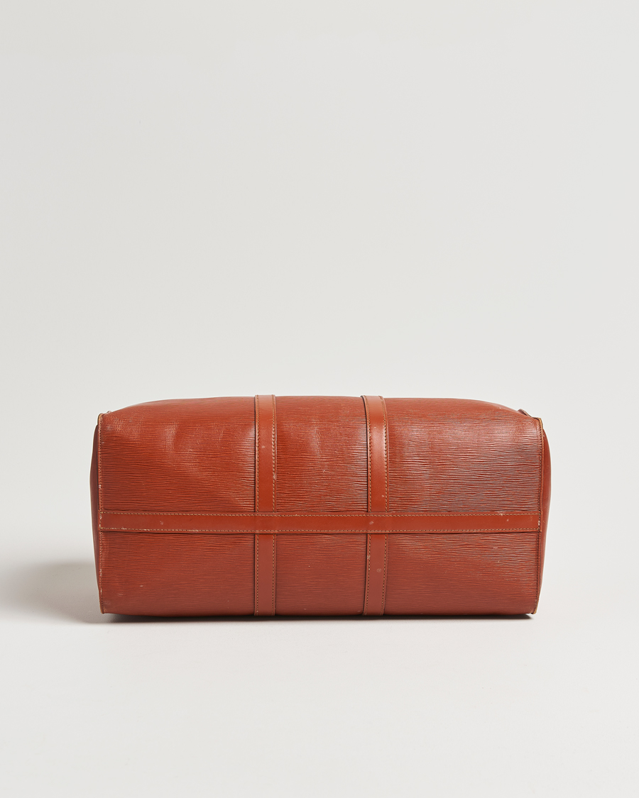 Herr | Louis Vuitton Pre-Owned Keepall 50 Epi Leather Travel Bag Brown | Louis Vuitton Pre-Owned | Keepall 50 Epi Leather Travel Bag Brown