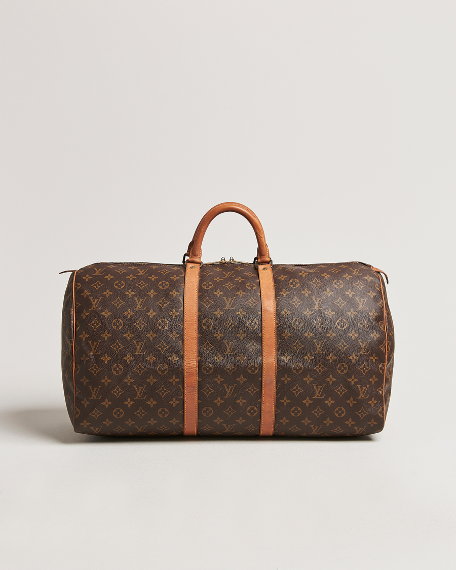 Herr | Louis Vuitton Pre-Owned Keepall 55 Bag Monogram | Louis Vuitton Pre-Owned | Keepall 55 Bag Monogram