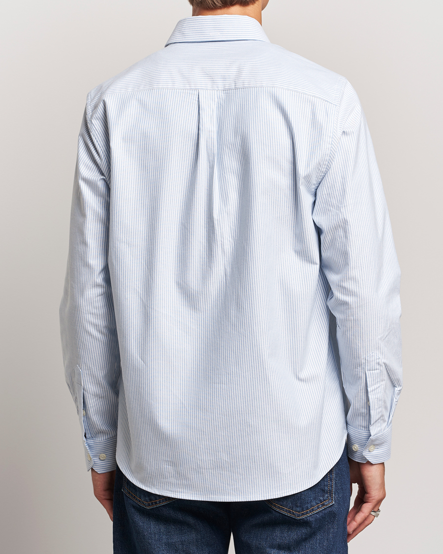 Herr | Skjortor | LES DEUX | Konrad Contrast Oxford Shirt Light Blue/White