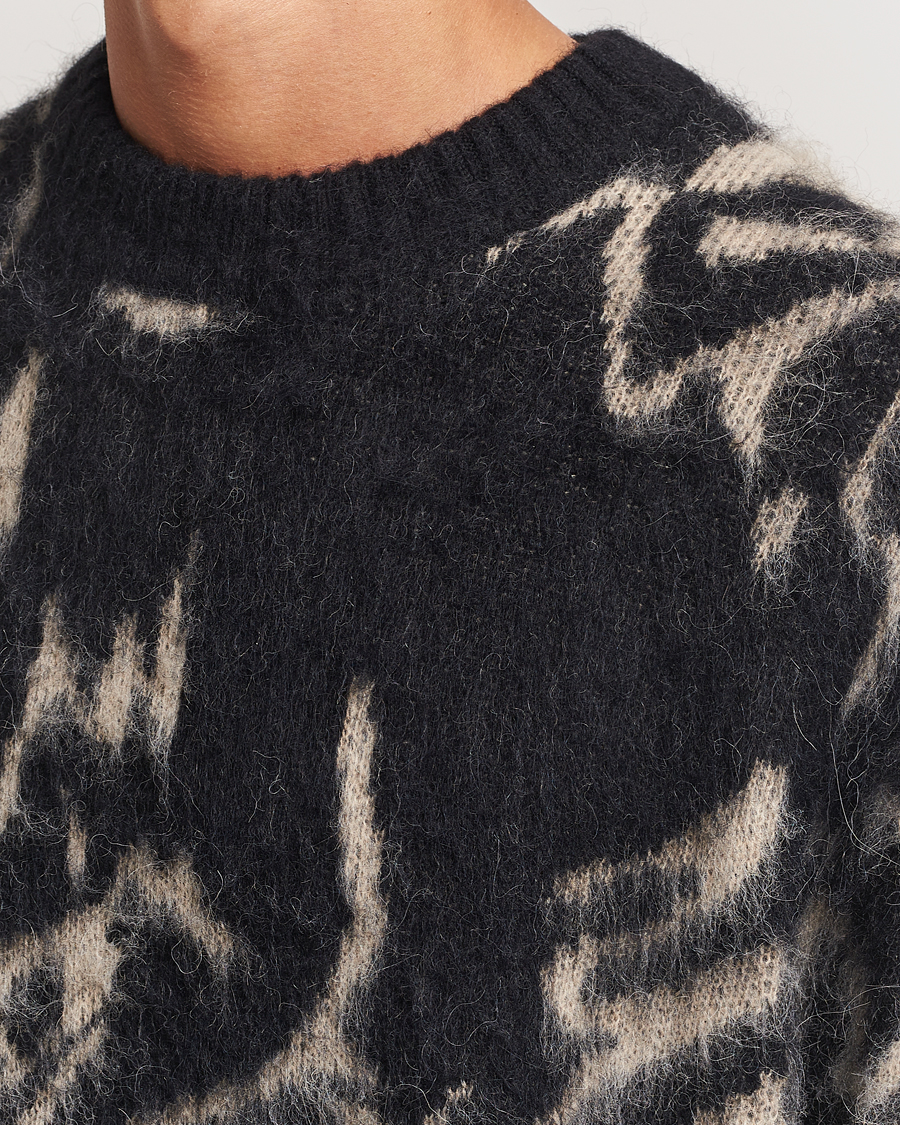 Herr | Tröjor | J.Lindeberg | Falkor Jacquard Knit Sweater Black