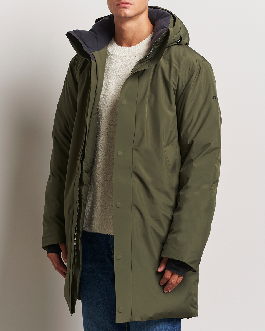 Herr | Jackor | J.Lindeberg | Alon Down Parka Forest Green