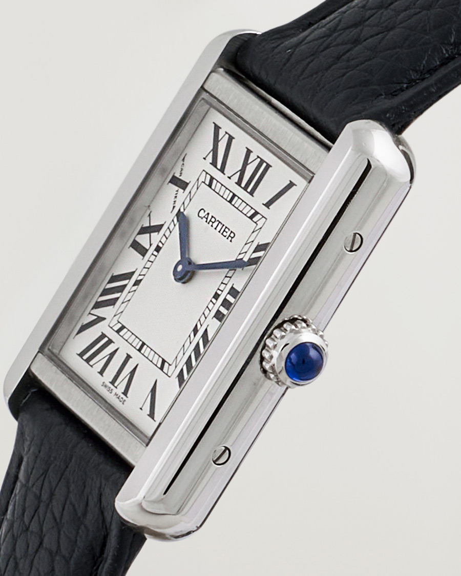 Herr | Cartier Pre-Owned Tank SoloWSTA0030 Silver | Cartier Pre-Owned | Tank SoloWSTA0030 Silver