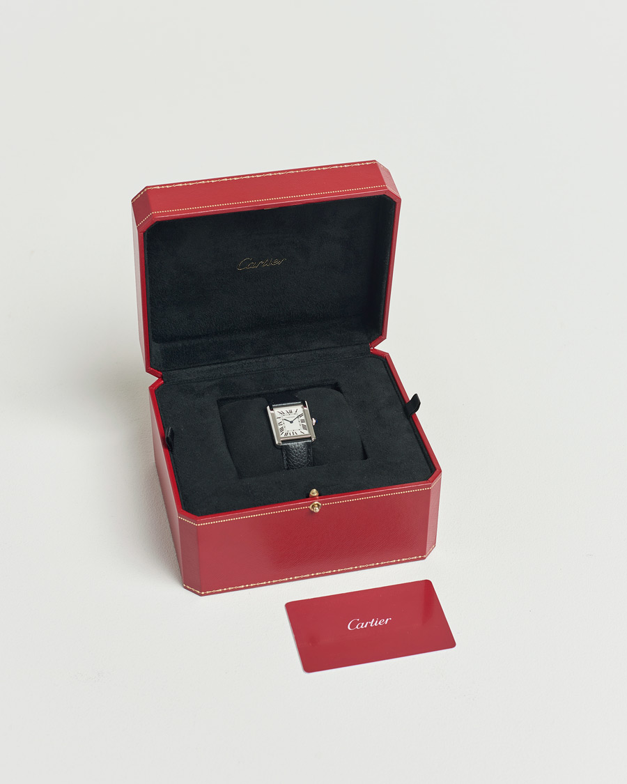 Herr | Cartier Pre-Owned Tank SoloWSTA0030 Silver | Cartier Pre-Owned | Tank SoloWSTA0030 Silver