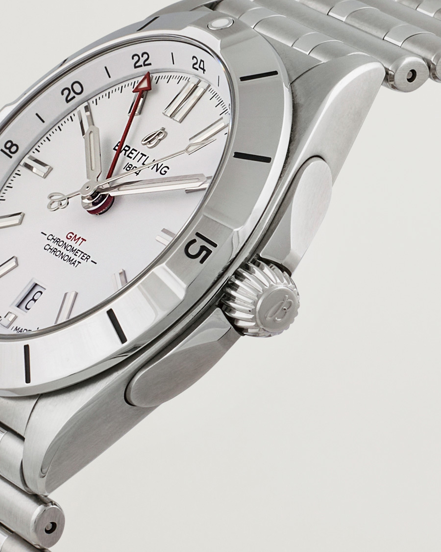 Herr | Breitling Pre-Owned Chronomat GMT A32398 Silver | Breitling Pre-Owned | Chronomat GMT A32398 Silver