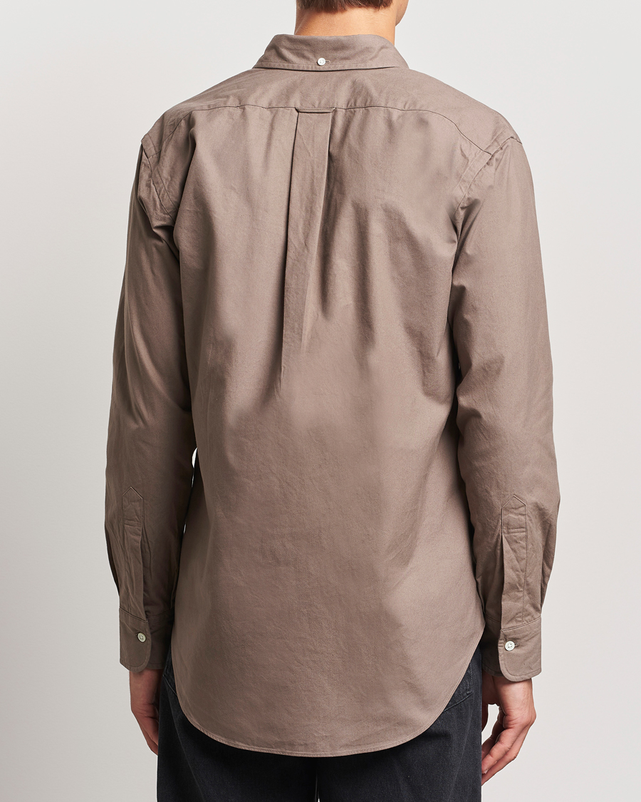 Herr | Skjortor | Kamakura Shirts | Vintage Ivy Flap Pocket Shirt Khaki