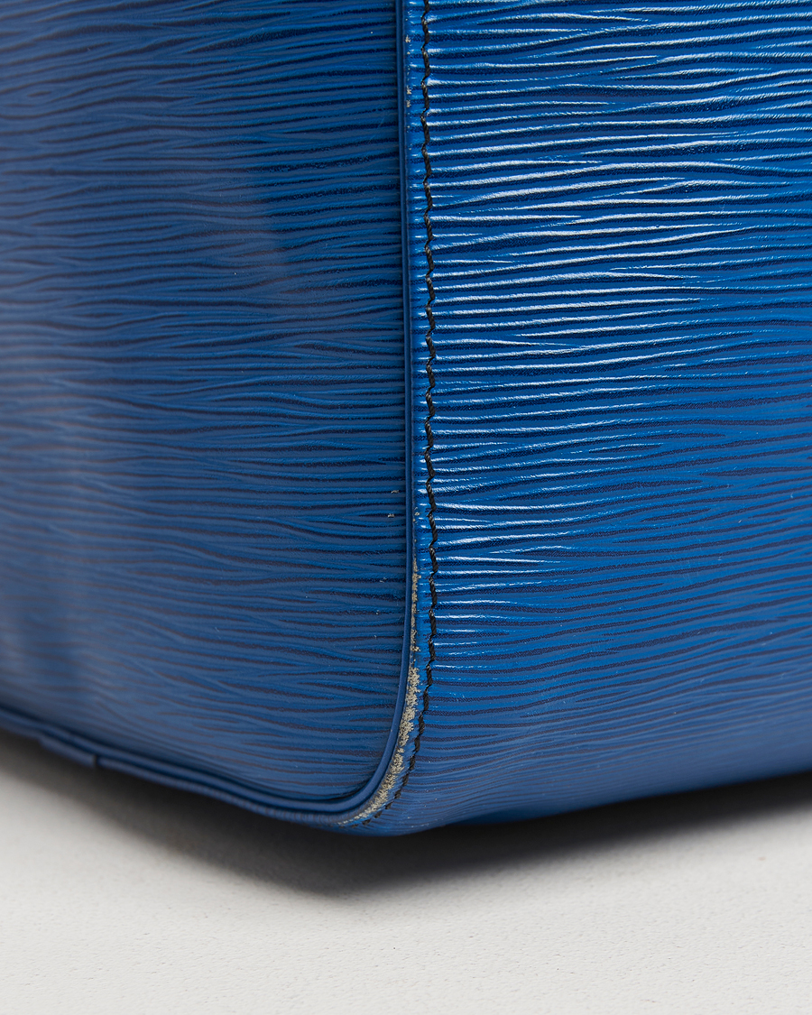 Herr | Louis Vuitton Pre-Owned Keepall 50 Epi Leather Travel Bag Blue | Louis Vuitton Pre-Owned | Keepall 50 Epi Leather Travel Bag Blue