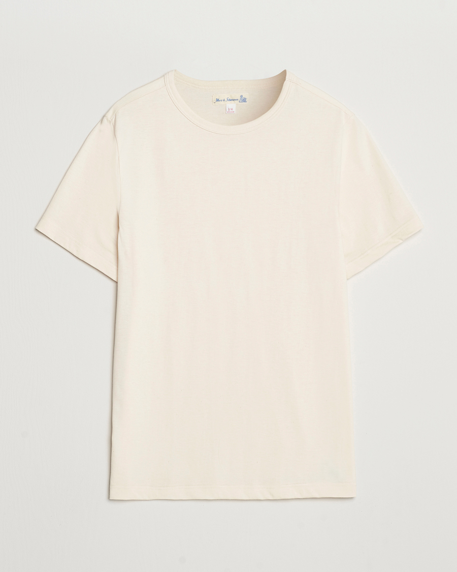 Herr | T-Shirts | Merz b. Schwanen | 1950s Classic Loopwheeled T-shirt Nature