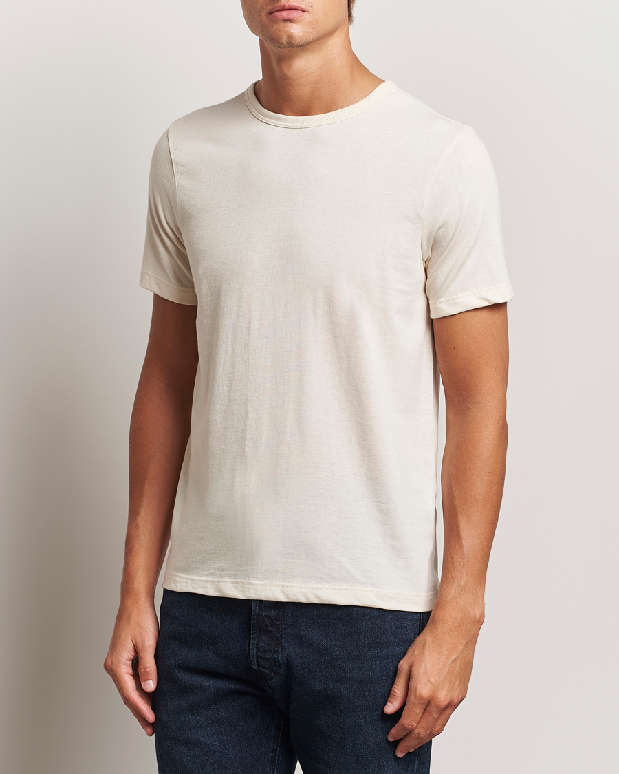 Herr | T-Shirts | Merz b. Schwanen | 1950s Classic Loopwheeled T-shirt Nature