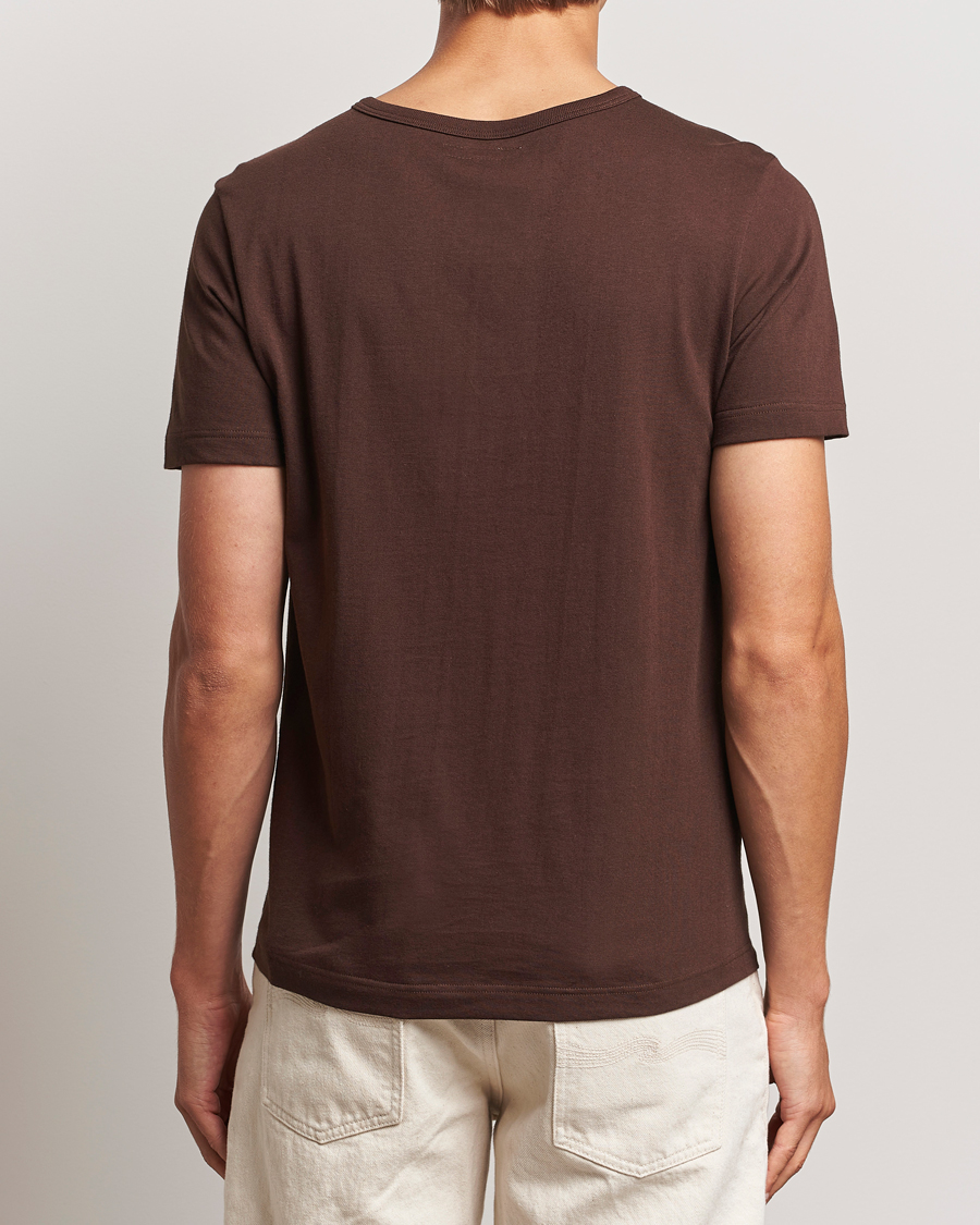 Herr | T-Shirts | Merz b. Schwanen | 1950s Classic Loopwheeled T-Shirt Coffee