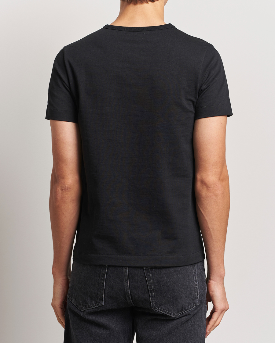 Herr | T-Shirts | Merz b. Schwanen | Classic Fit Loopwheeled T-Shirt Black