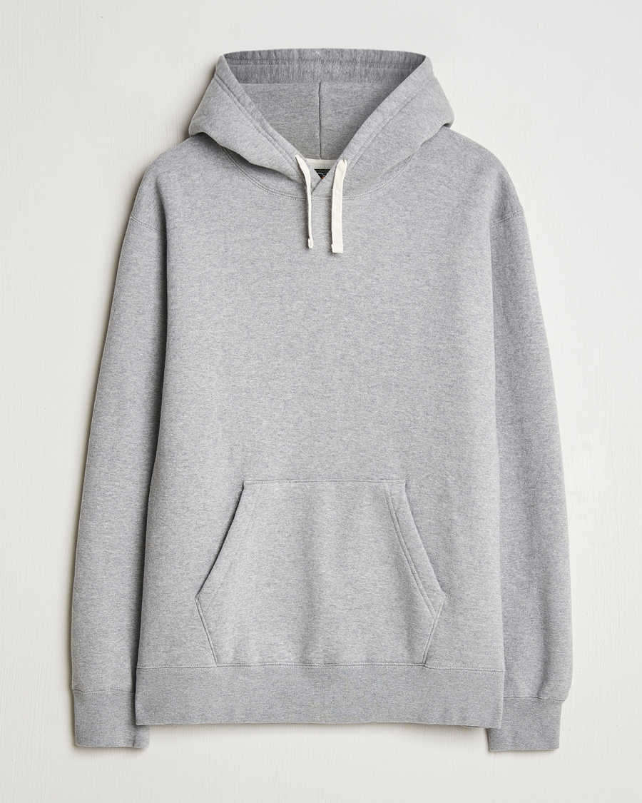Herr | Tröjor | BEAMS PLUS | Japanese Cotton Hoodie Grey