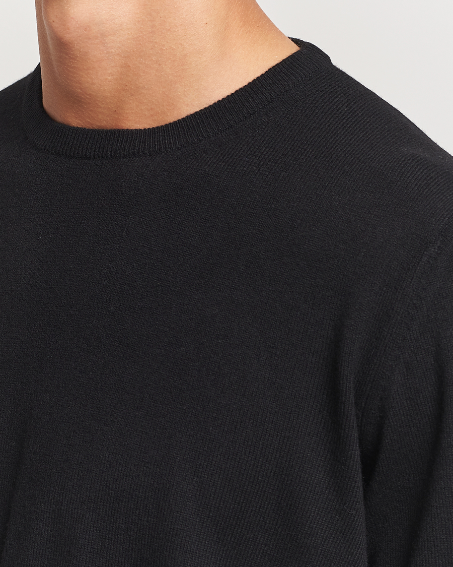 Herr | Tröjor | Gran Sasso | Wool/Cashmere Crew Neck Black