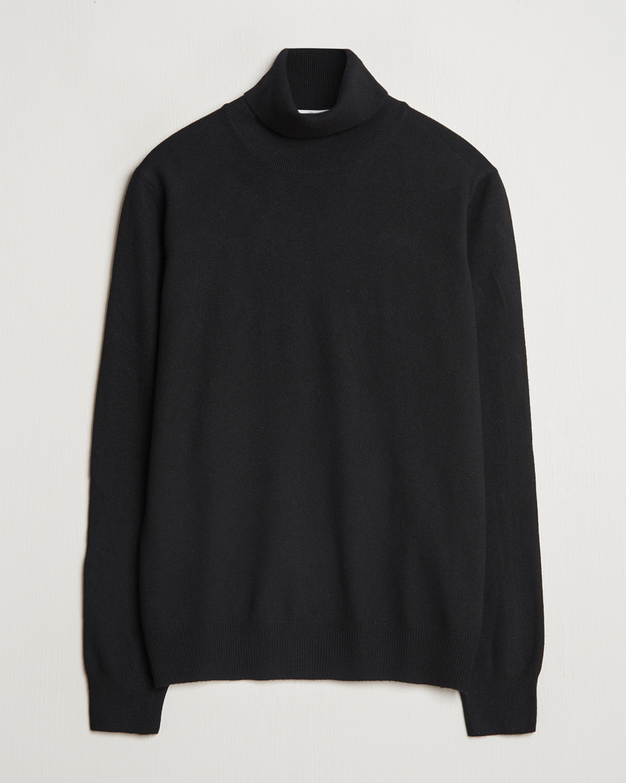 Herr | Tröjor | Gran Sasso | Wool/Cashmere Rollneck Black