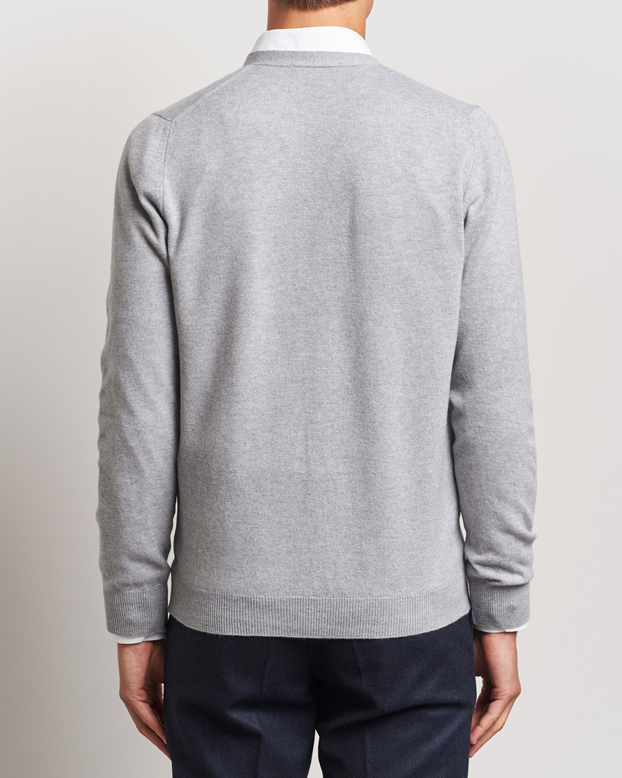 Herr | Tröjor | Gran Sasso | Wool/Cashmere Cardigan Light Grey