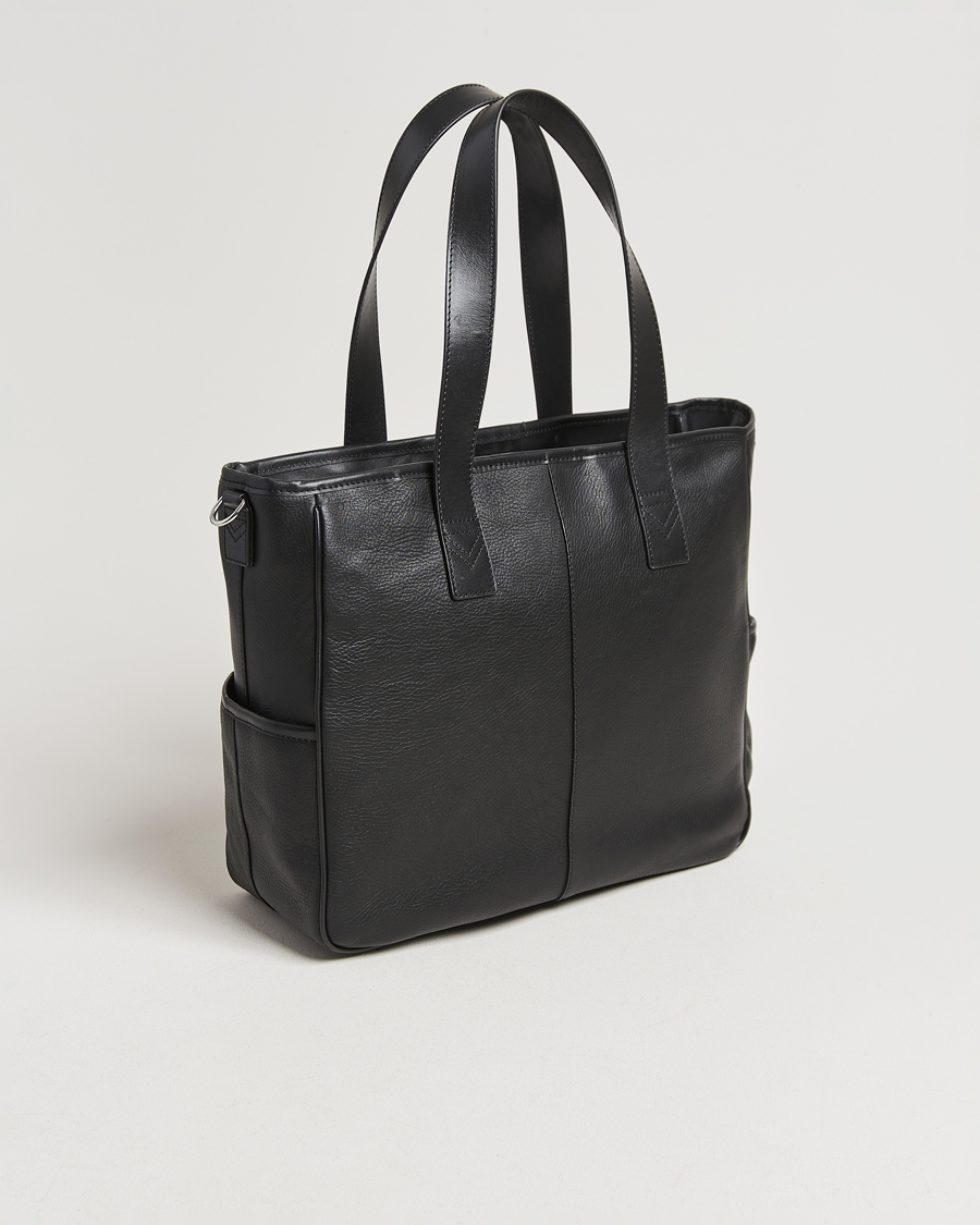 Herr | Väskor | Loake 1880 | Grained Leather Tote Black