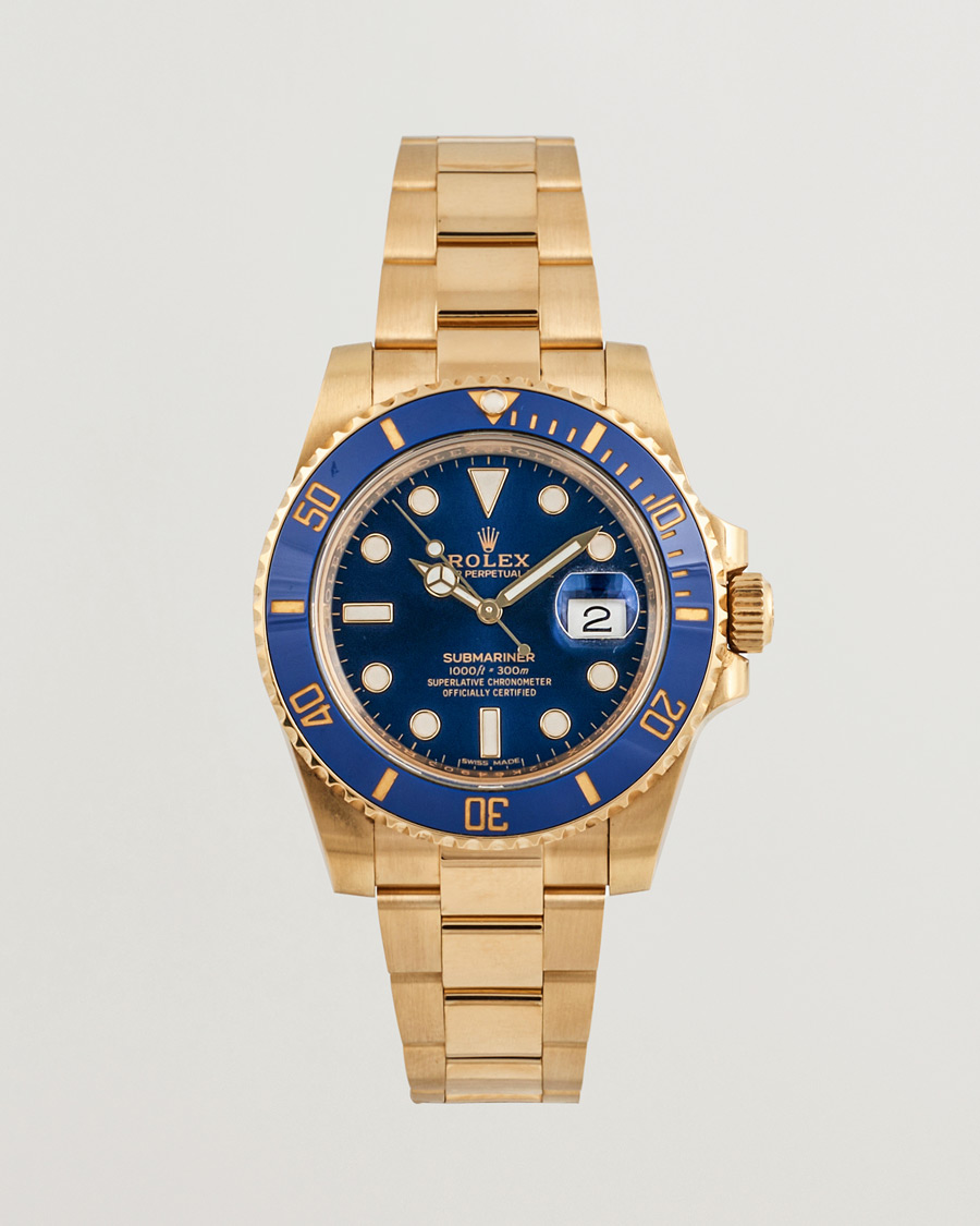 Herr | Pre-Owned & Vintage Watches | Rolex Pre-Owned | Submariner Date 18K 116618LB Gold