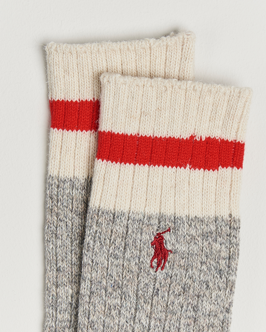 Herr | Underkläder | Polo Ralph Lauren | Wool Rag Boot Sock Grey Heather