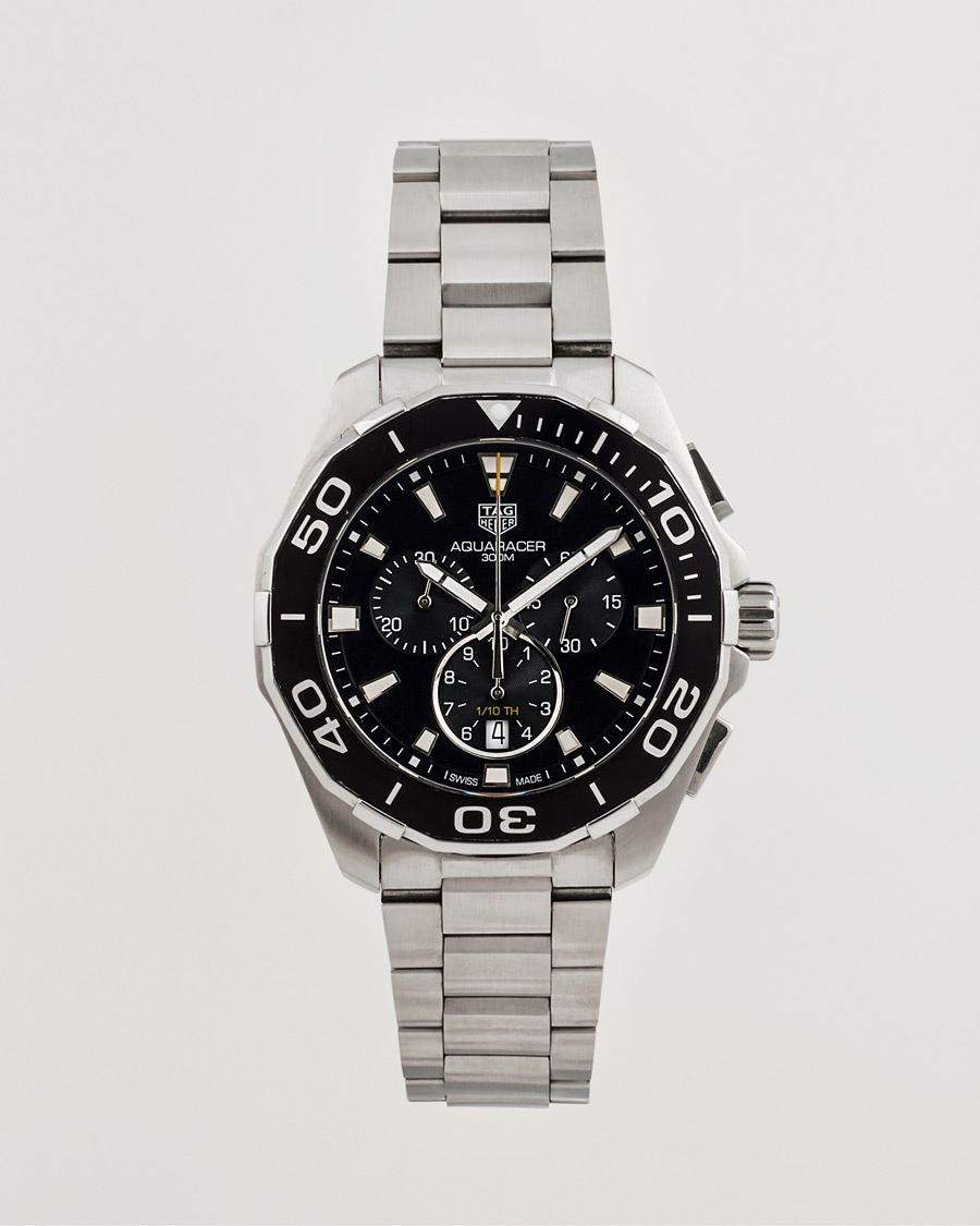 Herr | Tag Heuer Pre-Owned Aquaracer Chrono Silver | Tag Heuer Pre-Owned | Aquaracer Chrono Silver