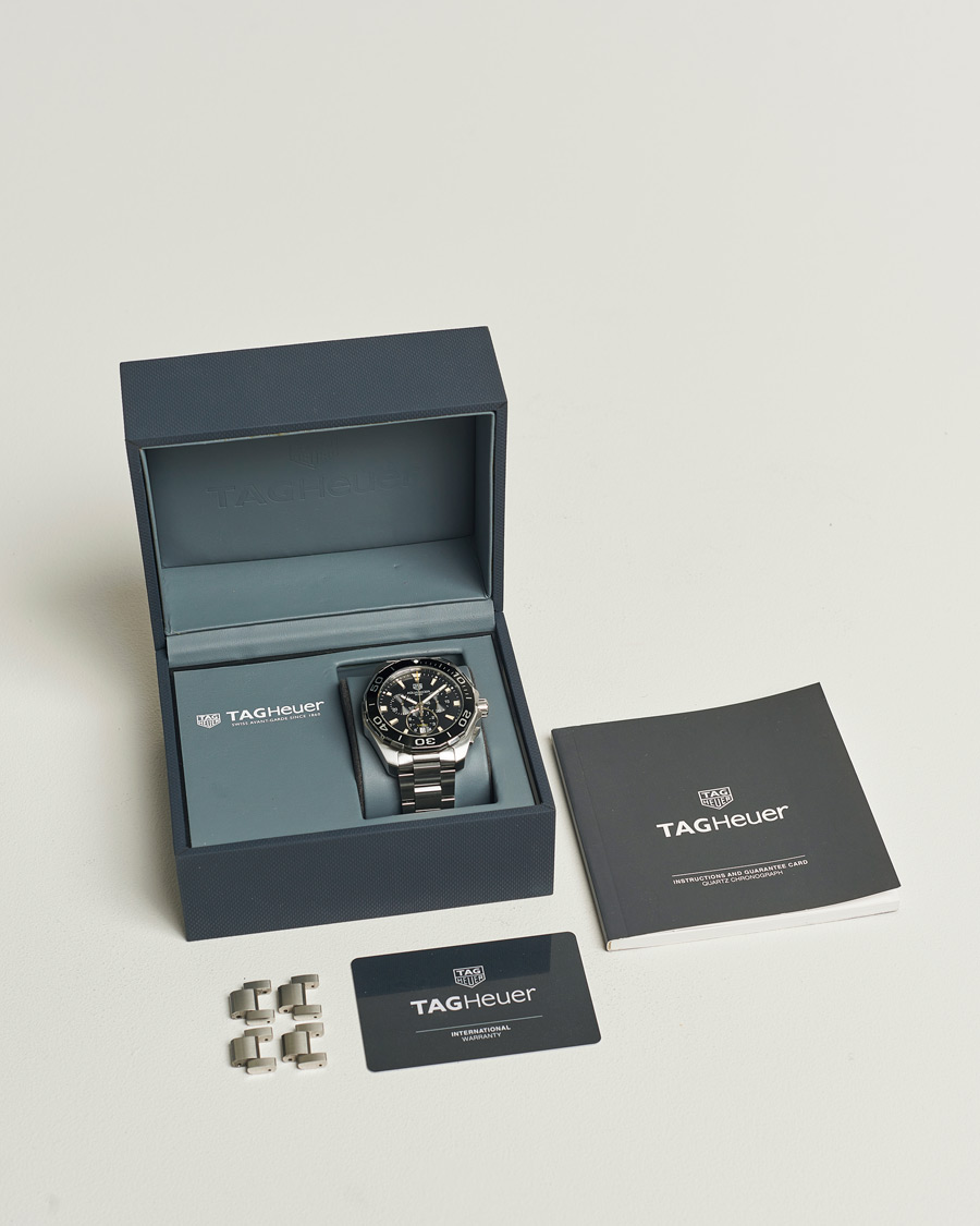 Herr | Tag Heuer Pre-Owned Aquaracer Chrono Silver | Tag Heuer Pre-Owned | Aquaracer Chrono Silver