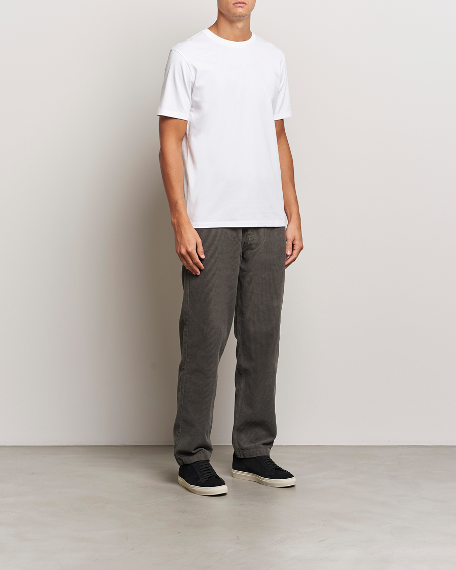 Herr | T-Shirts | A Day's March | Midweight T-Shirt White