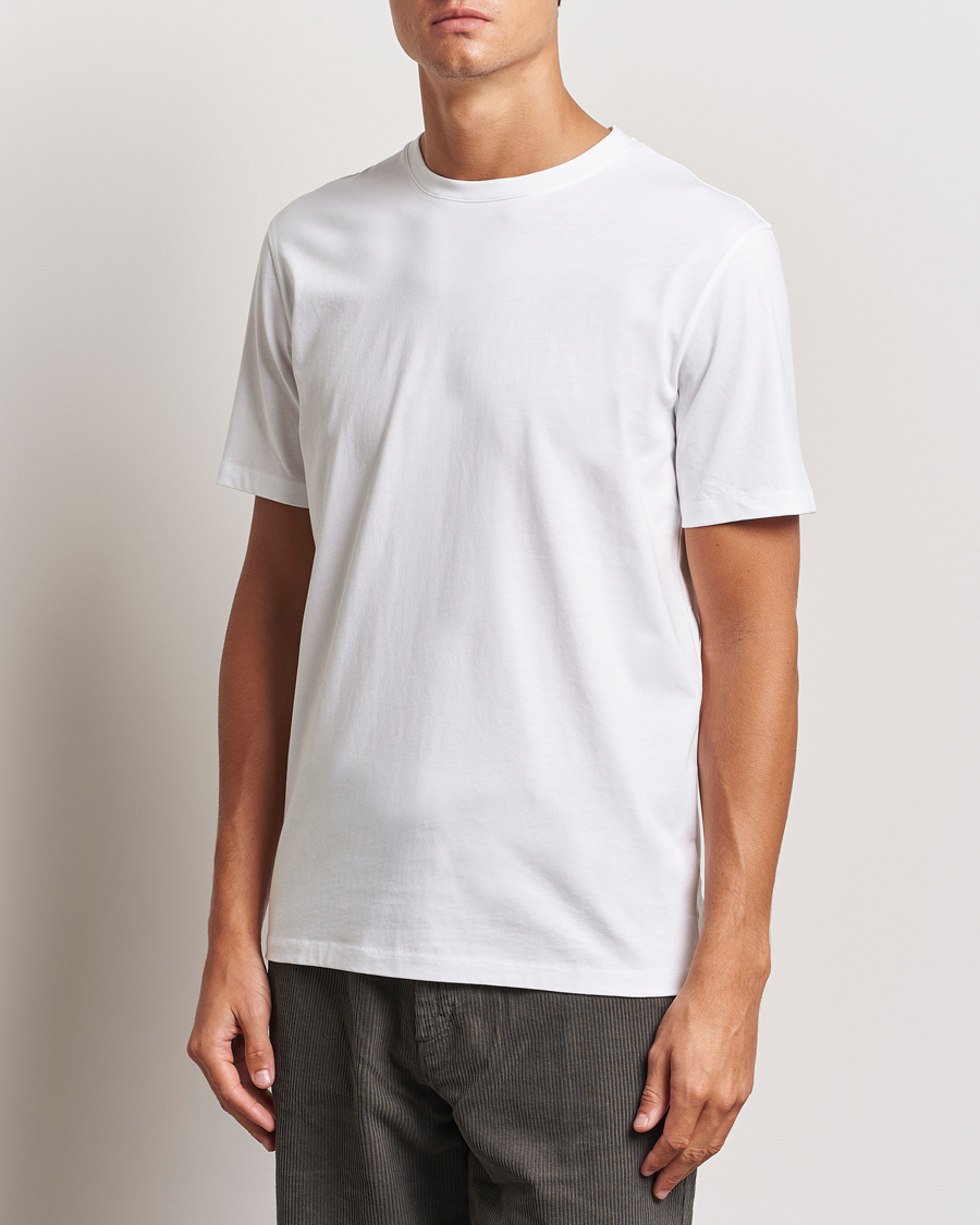 Herr | T-Shirts | A Day's March | Midweight T-Shirt White