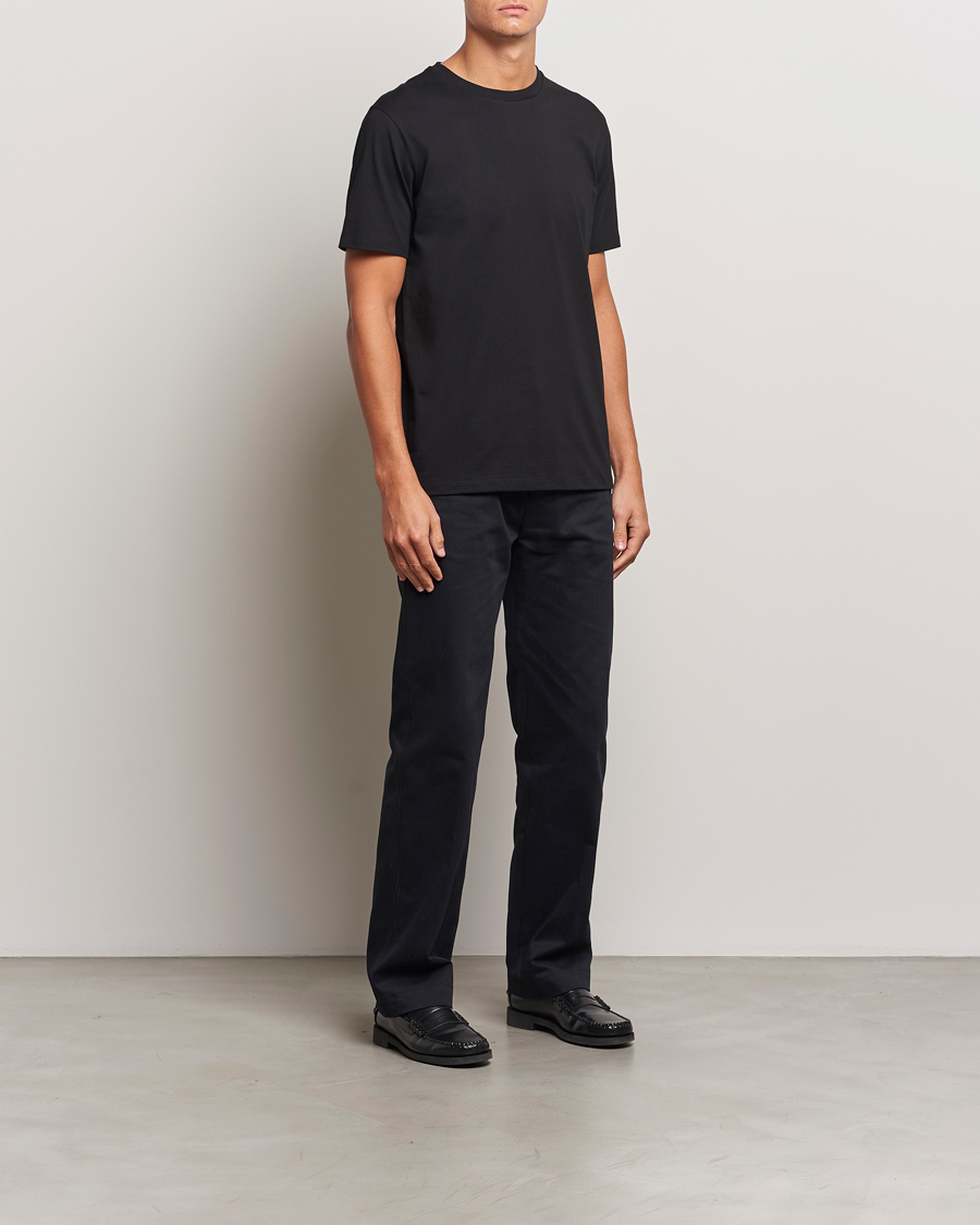 Herr | T-Shirts | A Day's March | Midweight T-Shirt Black