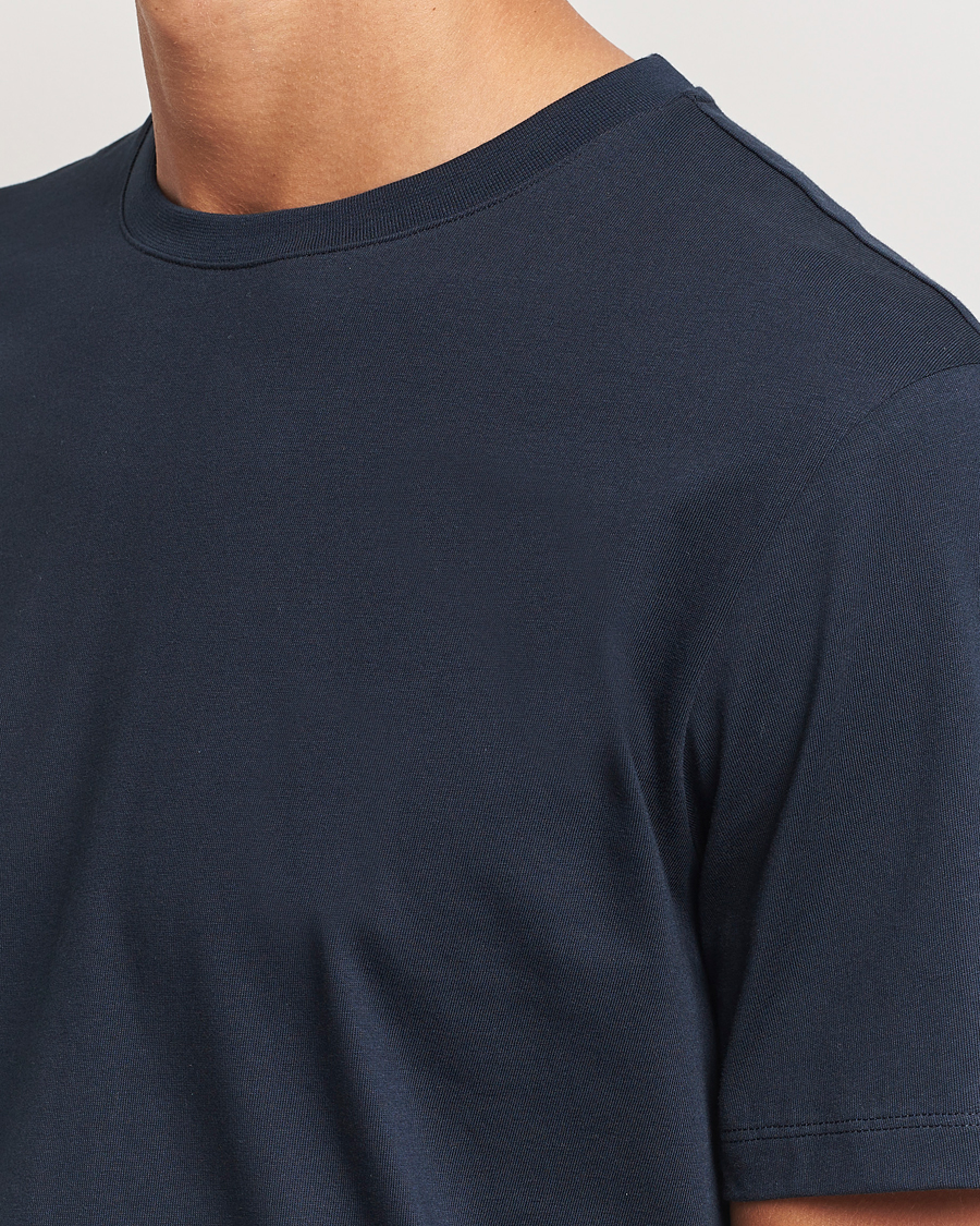 Herr | T-Shirts | A Day's March | Midweight T-Shirt Navy