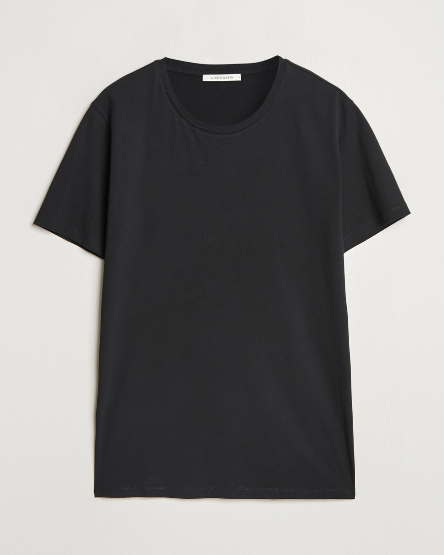 Herr | T-Shirts | A Day's March | Lightweight T-Shirt Black