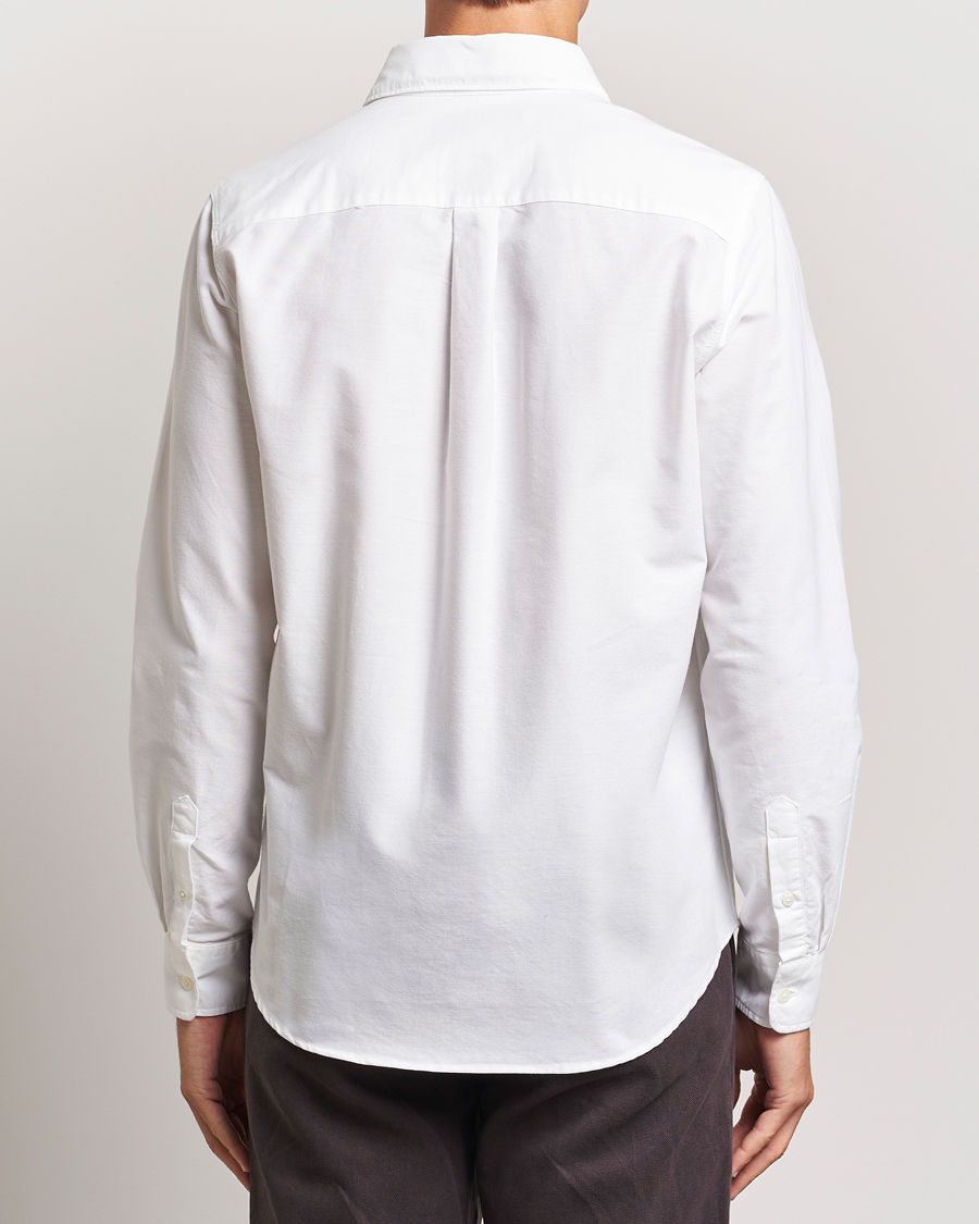 Herr | Skjortor | A Day's March | Mason Dyed Oxford Shirt White
